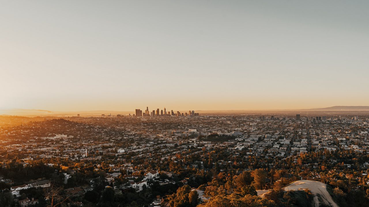 Wallpaper city, buildings, skyscrapers, distance, usa