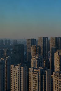 Preview wallpaper city, buildings, skyscrapers, aerial view