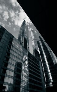 Preview wallpaper city, buildings, skyscrapers, architecture, glass