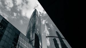 Preview wallpaper city, buildings, skyscrapers, architecture, glass