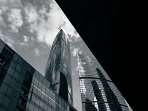 Preview wallpaper city, buildings, skyscrapers, architecture, glass