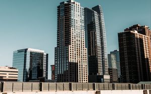Preview wallpaper city, buildings, street, architecture