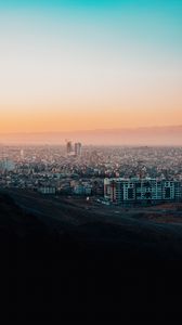 Preview wallpaper city, buildings, sunset, mashhad, iran