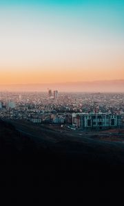 Preview wallpaper city, buildings, sunset, mashhad, iran