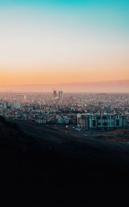 Preview wallpaper city, buildings, sunset, mashhad, iran