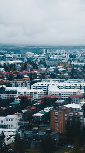 Preview wallpaper city, buildings, top view