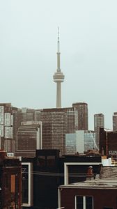 Preview wallpaper city, buildings, tower, architecture