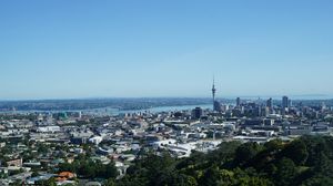 Preview wallpaper city, buildings, tower, aerial view, cityscape