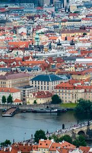 Preview wallpaper city, cityscape, buildings, architecture, aerial view