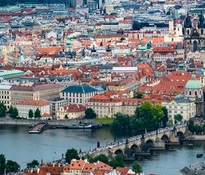 Preview wallpaper city, cityscape, buildings, architecture, aerial view