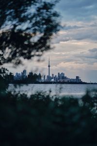 Preview wallpaper city, coast, buildings, architecture, view