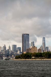 Preview wallpaper city, coast, buildings, view, new york