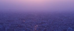 Preview wallpaper city, evening, buildings, distance