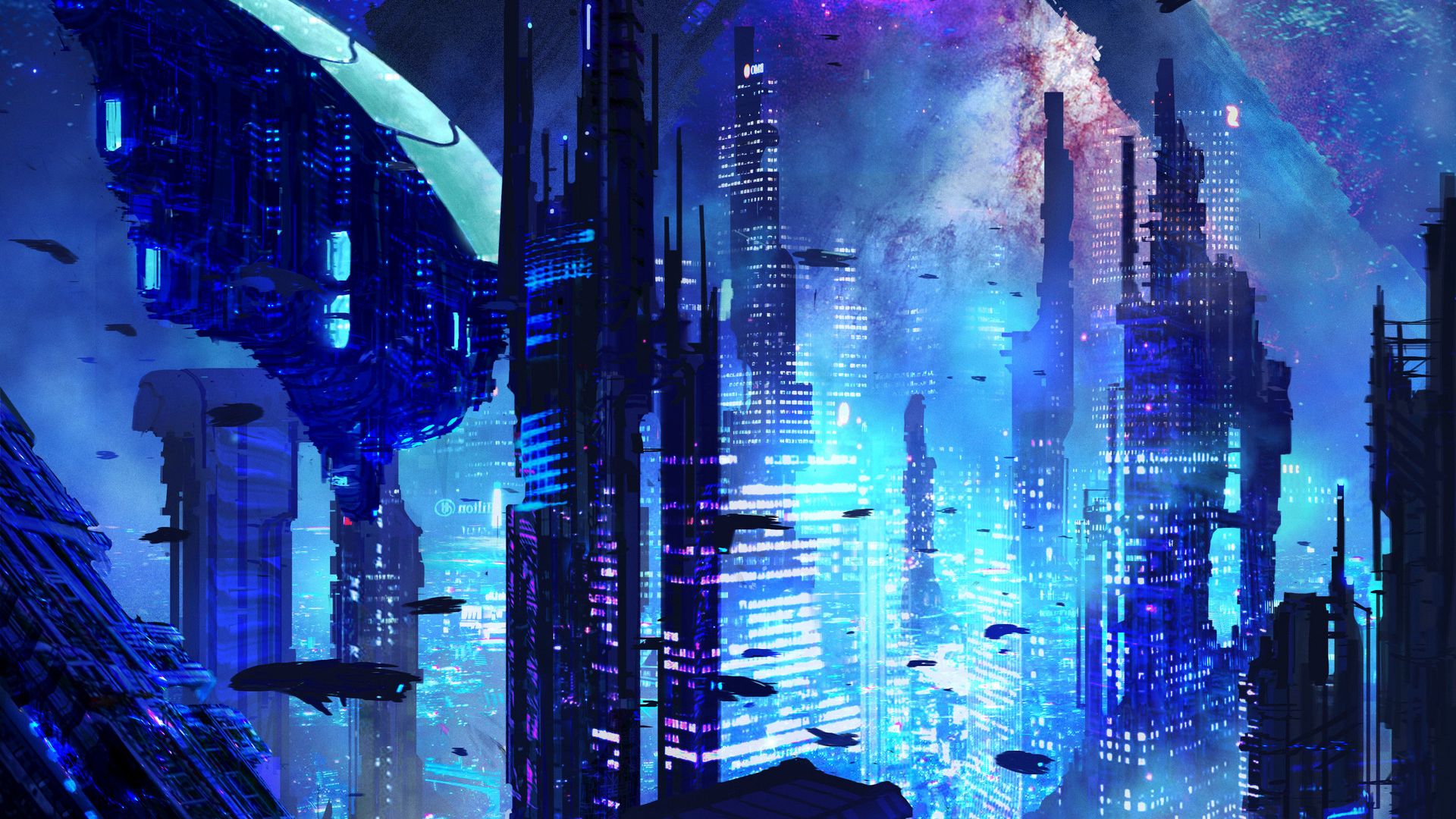 1920x1080 Cyberpunk City 4k Laptop Full HD 1080P ,HD 4k Wallpapers