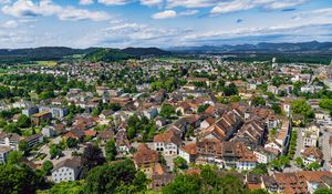 Preview wallpaper city, houses, view, panorama