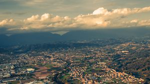 Preview wallpaper city, landscape, aerial view