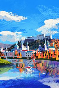 Preview wallpaper city, landscape, art