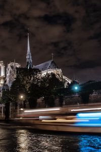 Preview wallpaper city, long exposure, architecture, night, speed