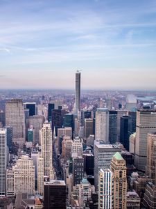 Preview wallpaper city, metropolis, aerial view, buildings, architecture