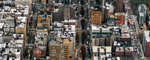 Preview wallpaper city, metropolis, aerial view, buildings, streets