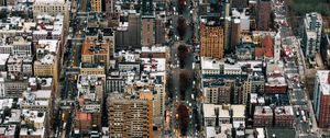 Preview wallpaper city, metropolis, aerial view, buildings, streets
