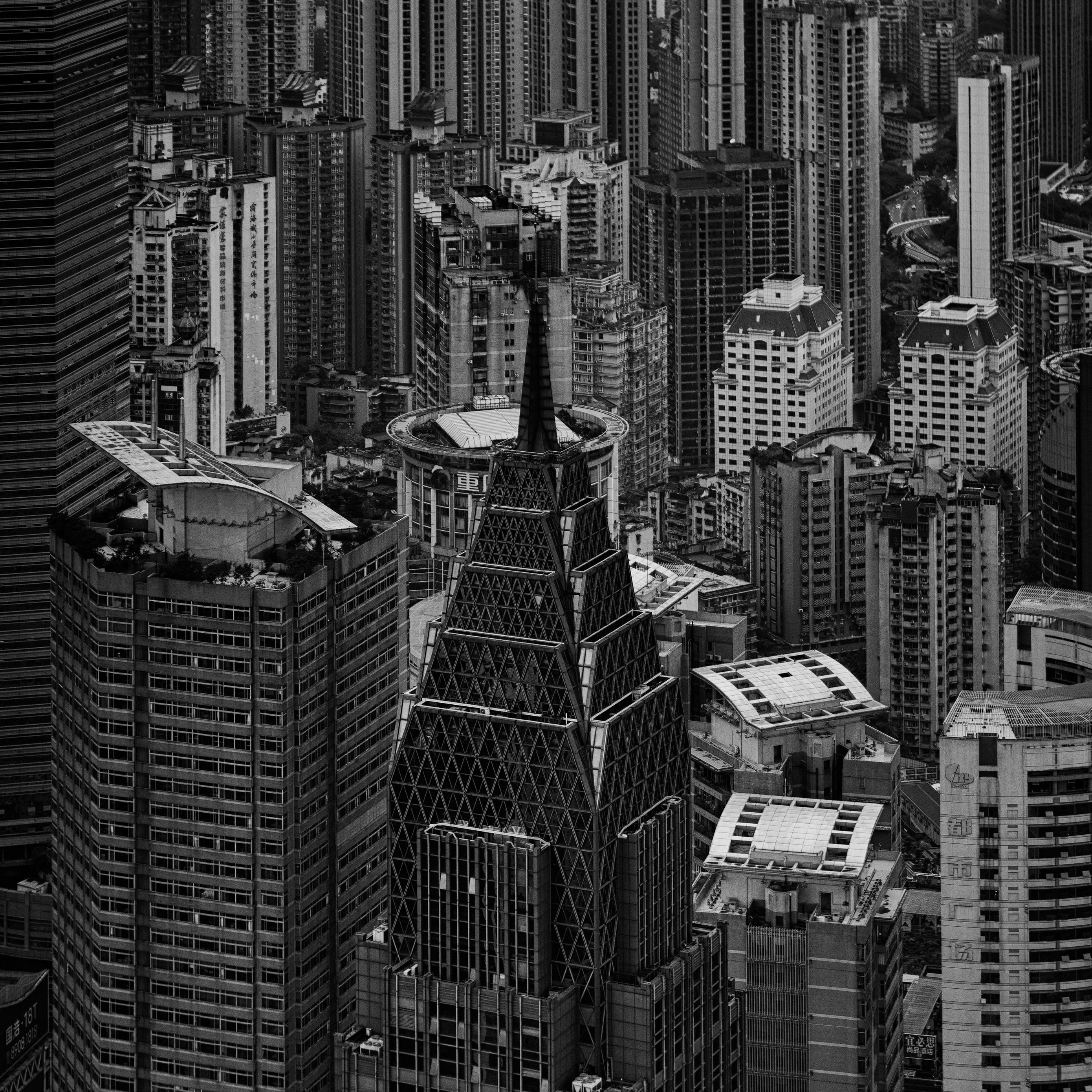 Download wallpaper 2780x2780 city, metropolis, buildings, aerial view ...