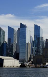 Preview wallpaper city, metropolis, buildings, architecture, glass