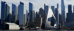 Preview wallpaper city, metropolis, buildings, architecture, glass