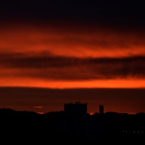 Preview wallpaper city, night, building, dark