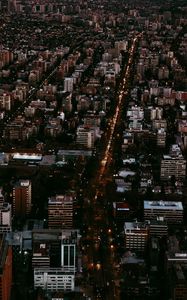 Preview wallpaper city, night, buildings, metropolis