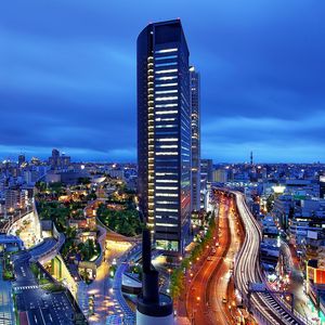 Preview wallpaper city, night, evening, china, houses, streets, lights, sky