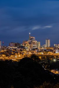 Preview wallpaper city, night, lights, dark, view