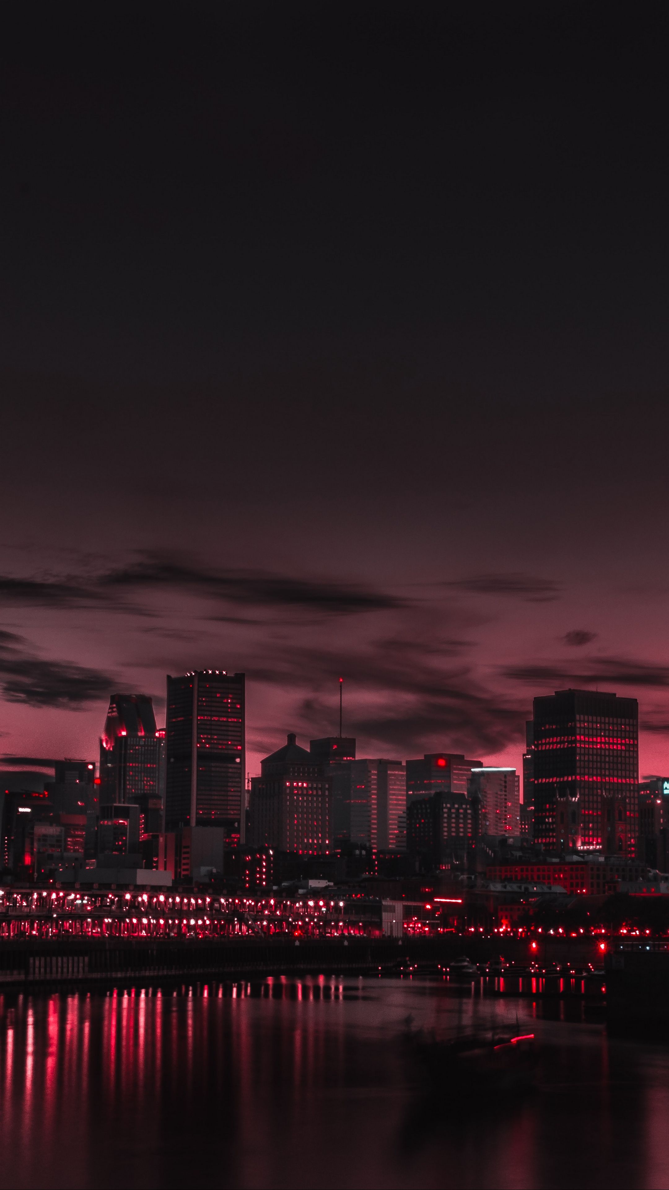 2160x3840 Wallpaper city, night, panorama