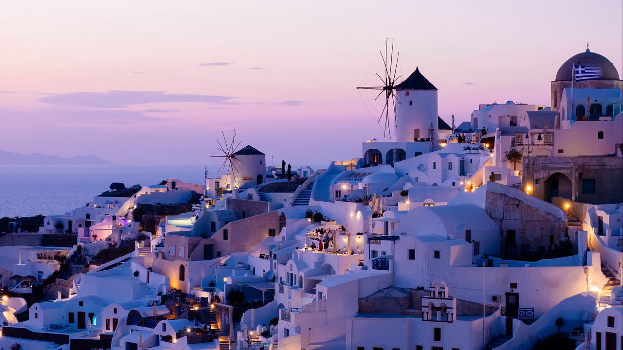 Wallpaper city, resort, architecture, buildings, oia, greece