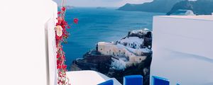 Preview wallpaper city, resort, sea, buildings, oia, greece