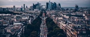 Preview wallpaper city, road, traffic, paris, france
