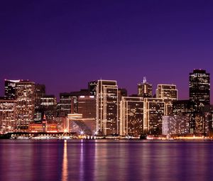 Preview wallpaper city, san francisco, lights, night