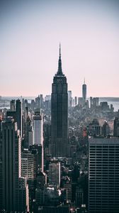 Preview wallpaper city, skyscraper, metropolis, new york