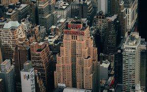 Preview wallpaper city, skyscrapers, architecture, aerial view, buildings, usa