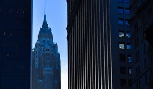 Preview wallpaper city, skyscrapers, tower, facades