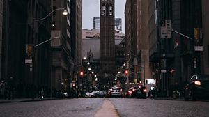 Preview wallpaper city, street, buildings, architecture