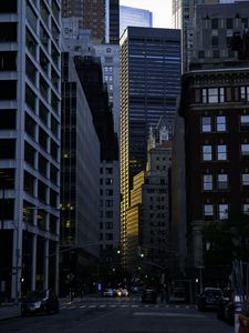 Preview wallpaper city, street, buildings, cars
