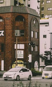 Preview wallpaper city, street, cars, traffic