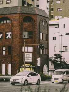 Preview wallpaper city, street, cars, traffic