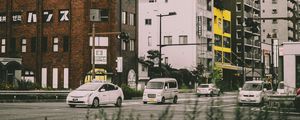Preview wallpaper city, street, cars, traffic