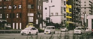 Preview wallpaper city, street, cars, traffic