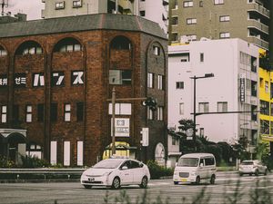 Preview wallpaper city, street, cars, traffic