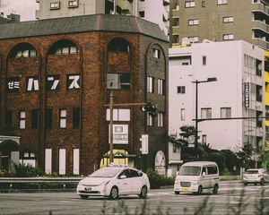 Preview wallpaper city, street, cars, traffic