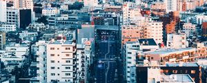 Preview wallpaper city, street, road, buildings, tokyo