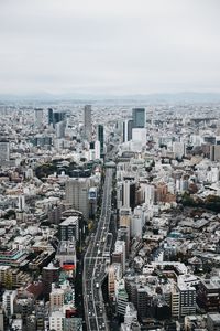 Preview wallpaper city, top view, tokyo